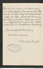 Nachlass Franz Steindachner, Brief von Handel-Mazetti an Franz Steindachner (25.06.1913), Inv.Nr. 200.01, Seite 2